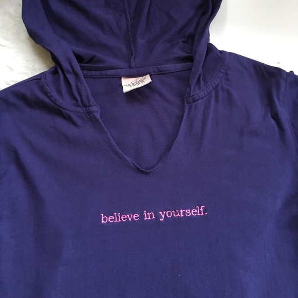 Inspiration Wear hooded long sleeve tee shirt S - Picture 2 of 5